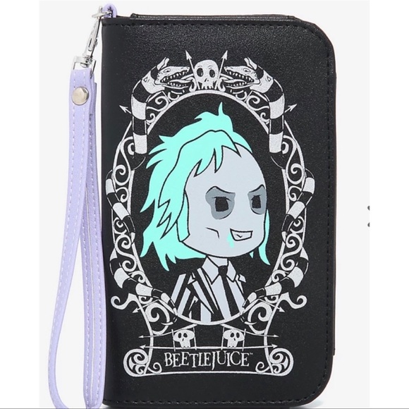 Disney Beetle Juice Bag & Matching Wallet Cartoon New - Picture 2 of 3